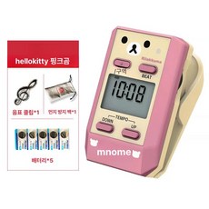 전자 리듬 메트로놈 미니 휴대용 피아노 기타 바이올린용, 1개