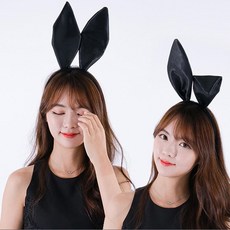 파티행사용품 블랙토끼 헤어머리띠 할로윈용품phi5+6wJQ