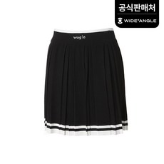 와이드앵글 공식 여성 WG 컴포티 골프 스웨터 플리츠 골프 큐롯 L_WWU22Q72Z1 (정상가:219 000)