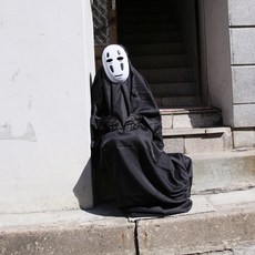 유령가면 풀 세트 - 할로윈데이 마스크 축제 코스튬 코스프레 파티복 파티 반티 체육대회