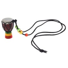 클래식 Djembe 펜던트 미니 핸드 드럼 매달려 장식 선물 용품 베이비 샤워 생일 파티 장식, 2) 2, 1개
