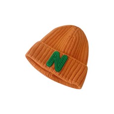 Woodpica D立體圖案針織豆豆帽