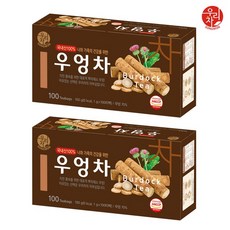 우리차 우엉차, 1g, 100개입, 2개