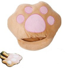 발난로 USB 곰발바닥 온열신발 브라운 따뜻한 실내화 발워머, 본상품