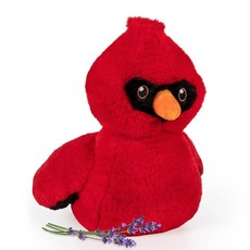 Cardinal - 전자레인지 사용 가능한 가중 봉제 동물 - 따뜻함을 위한 온열 봉제 인형 - 성인 및 어린이(남아 여아 및 유아)를 위한 귀엽고 부드러우며 아늑한 장난감