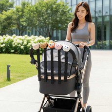 유모차 필수 손목스트랩 미끄럼 방지 안전벨트 유모차악세사리 강아지 놓침, 1개, 사자