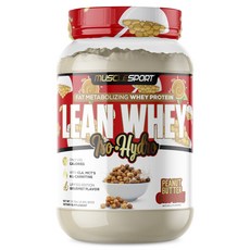 MUSCLESPORT Lean Whey 分離乳清蛋白粉 花生醬脆片口味, 1個, 900g