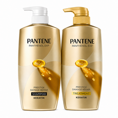 팬틴 프레스티지 데미지 리페어 샴푸 750ml + 트리트먼트 750ml 세트, 1개