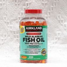 科克蘭 Wild Alaskan Fish Oil 野生阿拉斯加魚油 1400毫克 230顆 (現貨2027.02), 230個, 不限燃料類型