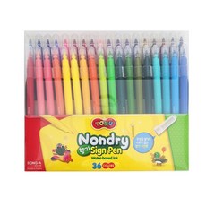 동아 토루 논드라이 향기싸인펜 36색, 단품, 상세페이지 참조