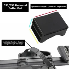 휠 어댑터 스트랩 쌍 (쿠션 포함) - 툴레 599 598 591 568 564 561 532 933 926 루프랙 자전거 운반용, 01 A2