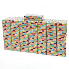 돌봄교실 어린이집 종이벽돌 빅블록쌓기50p 유치원 소프트벽돌 블록장난감 유아