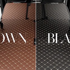 아이칸 포드 익스플로러 5세대/6세대 퀄팅 트렁크매트 자동차 차박매트, 브라운, 포드익스플로러 6세대 (19년~)_7인승_일체형