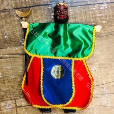 布袋戲掌中戲偶：西遊記、三國志系列，復古懷舊台灣味手偶戲偶, 1個, 沙悟僧