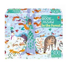 Usborne 森林迷宮書與300片拼圖組, 詳見詳細資訊