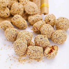 【台灣上青】黑芝麻核桃糕 300克/500克/1000克, 1個, 台灣上青-白芝麻脆棗/獨立包裝,300克