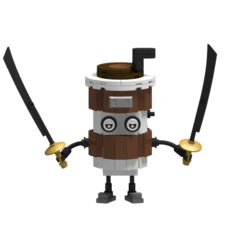 이탈리안 브레인롯 조립블럭 8시리즈 블록, 카푸치노아사시노, 1개