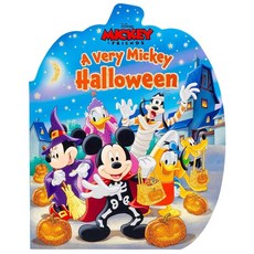 [5] Disney Mickey & Friends: A Very Mickey Halloween (Shaped Board Books) [board_book]