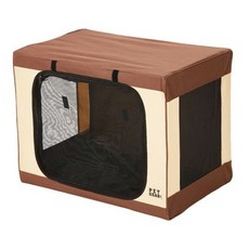 PET GEAR 方型舒適摺疊屋 鳥籠內舒適休憩空間, 1個, 小-TL-5027SA, 咖啡色
