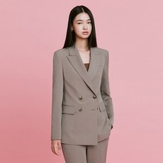 더엣지 더블 수트 셋업 자켓 510817, BE