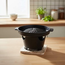 개인 숯불 화로 일본식 미니 석쇠 그릴 화로대