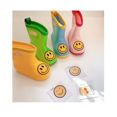 유아 아동 신발 장화 스마일장화