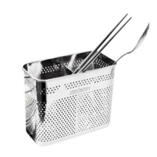 스텐팩토리 국내제조 올스텐 304 걸이형 직사각 수저통, 기본, 1개