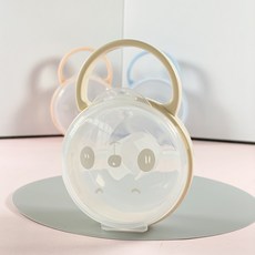 小熊寶寶 安撫奶嘴收納盒(1入)/3色可選, 杏色, 1個