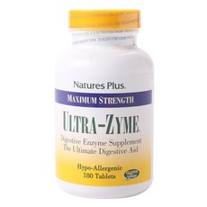 Natures Plus 無麩質酵素錠, 1個, 180 件