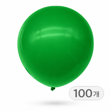 브로키 라텍스풍선 12인치 100p 9컬러 풍선용품 파티소품, 100개, 라텍스딥그린
