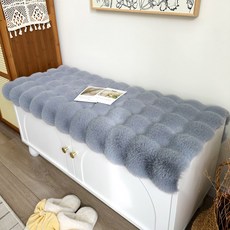방석 입구 신발장 토끼털 싱크대 러그 수납 문으로 의류 가정용 울라이크 뽀글이 깔개, 그레이 벌룬 도톰 미끄럼 방지, 그레이 - 도톰한 플리스 미끄럼방지