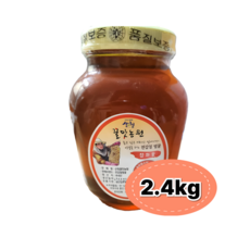 지리산 천연 벌꿀 생꿀 잡화꿀 꿀맛농원 자연벌꿀, 1개, 2.4kg