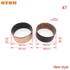 OTOM 오토바이 전면 T6 47MM 부싱 유지 K6 리버스 보수 41MM KTM 흡수기 범용 충격 포지티브 포크