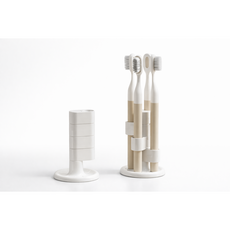 미카다 위생적인 칫솔정리 SD-1004747 욕실용품 홀더, 화이트, 1개, one, FREE