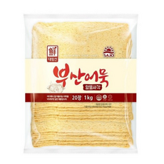 [사조대림] 알뜰어묵사각 1 000g X 2개, 1kg