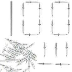 네일 템플릿 10500Pcs 더블 헤드 손톱 세트 베이스보드용 녹 방지 이음매 없는 표시 없이 강력한 고정, 옵션01) 100pcs, 1개