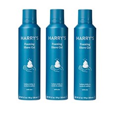 Harrys Shave Gel - 알로에 인리치드 포뮬러가 함유된 쉐이빙 젤 - 3팩(6.7oz), 3개, 189.94g