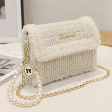 [영상제공] 샤샤벨 네트 공예 레터링키링백 가방 만들기 diy 재료 세트, 아이보리, 1개