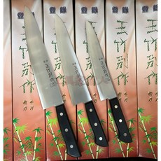 工具家達人 台灣製 玉竹別作 21-27cm 牛刀 三合鋼 主廚刀 料理刀, 1個, 270mm原產利度, 咖啡色