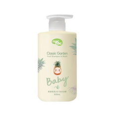 nac nac 經典花園 嬰兒花萃果漾2合1洗沐浴精, 500ml, 1個