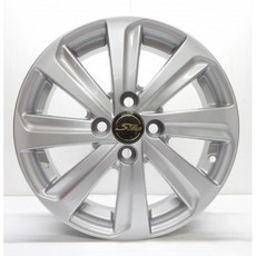 FK鋁圈 15吋 4/100 D80823 銀色鋁圈，輕量化設計提升操控性，多種車型適用, 1個