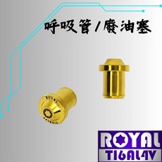 【瘋螺絲】ROYAL 鈦合金螺絲 廢油塞/呼吸管 64鈦/正鈦 出貨附發票 - 土豪金, 1個