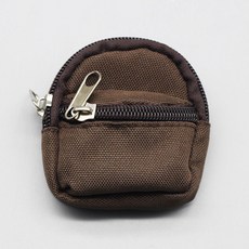 라부부 팝마트 20-15cm Labubu 코튼 백팩 인형 가방 악세서리, 다크 브라운