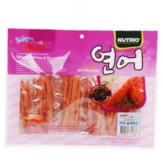 반려동물 연어 슬라이스 육포 400g 강아지 피부 모질 개선 영양 간식, 1개, 상세페이지 참조