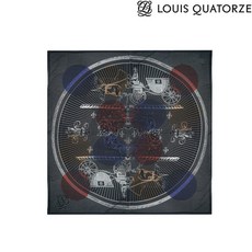 루이까또즈 2USS041GY 빅 사각 쉬폰 스카프 카타리나 그레이 261330