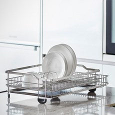한샘 시그니처 식기건조대, 1단, 실버(스테인리스), 1개