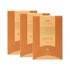 키토핏 방탄커피 오리지널 버터커피, 15g, 14개입, 3개