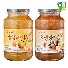 담터 꿀유자차A & 꿀생강차A 1kg, 본상품선택, 1개