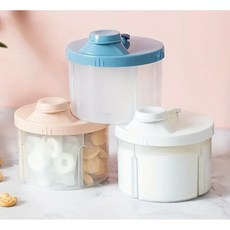 코지베베 4단 칸막이 분유 케이스, 파란색, 1개