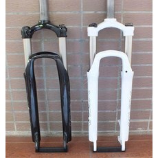 쇼바 튜브 프론트 충격흡수 에어샥 MTB 교체용 부품, 1개, 26인치 화이트 숄더 A 기계식